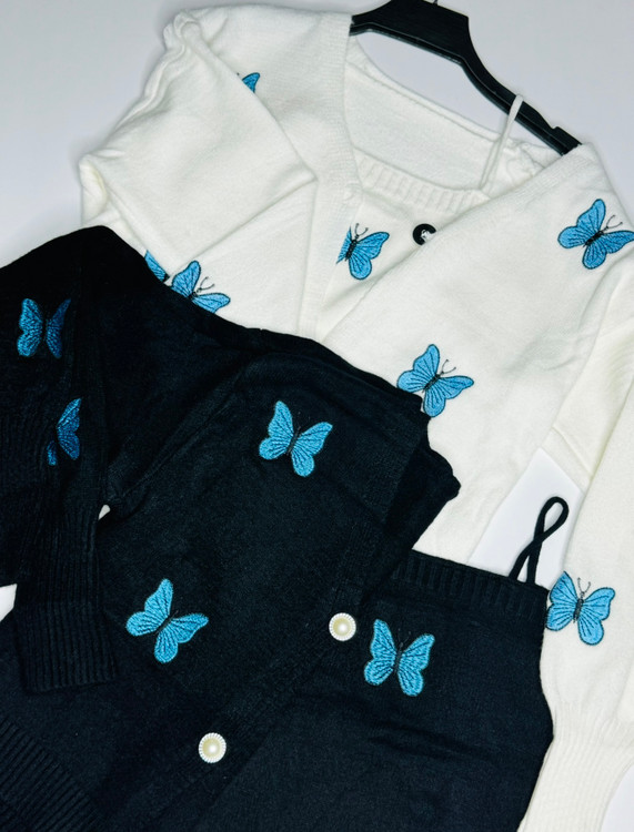 بافت دو تیکه پروانه